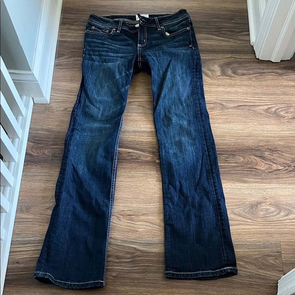 Aeropostale Women's Deep Indigo Boot Cut Jeans - Picture 2 of 5